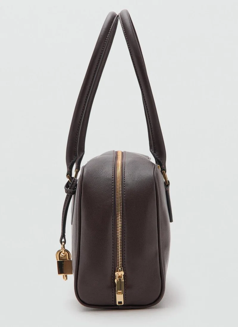 MANGO  Medium bowling bag with charm detail for Women | Best Price UAE